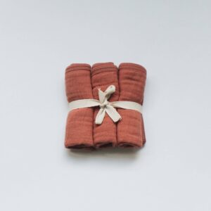Plum & Sparrow - Washcloth Set- Currant