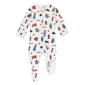 L'ovedbaby - Organic 2-Way Zipper Footie in London Paddington™