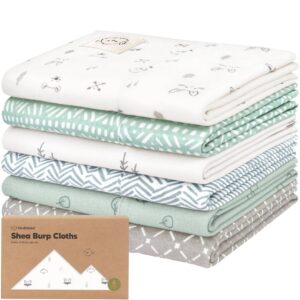 KeaBabies - KeaBabies 6-Pack Shea Burp Cloths