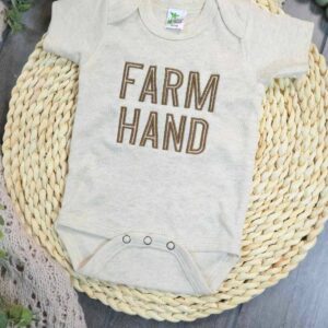 Wonderfully Made - Baby Bodysuit | Farm Hand