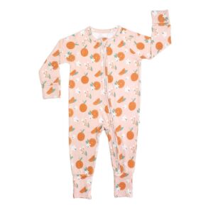 Emerson and Friends - Freshly Squeezed Oranges Bamboo Convertible Pajamas Florida Baby Gift