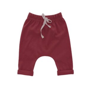 Emerson and Friends - Merlot Cotton Baby Joggers