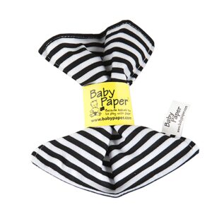 BABY PAPER - Black & White Stripe Baby Paper