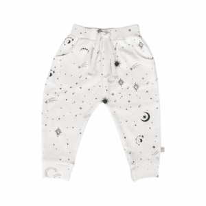 Finn + Emma - Baby kid organic lounge pants | celestial stars