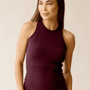 Kindred Bravely - Ribbed Bamboo Racerback Nursing Tank in Fall Colors