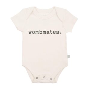 Finn + Emma - Baby graphic organic bodysuit | wombmates