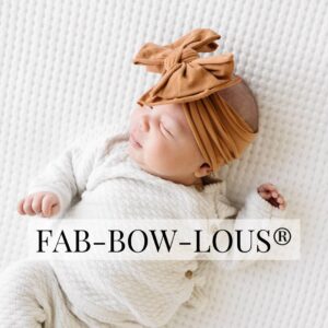 Baby Bling Bows - Baby Bling® FAB-BOW-LOUS® soft nylon bow headband