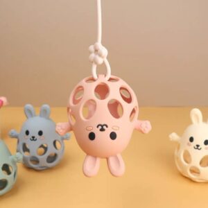 Three Hearts & Co./EMO & CO. - Silicone 3D Funny Bunny Teether