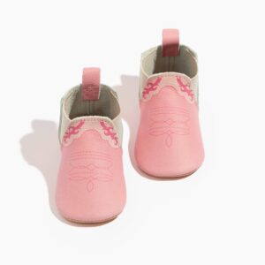 Freshly Picked - Bubblegum Cowboy Chelsea Boot Baby Shoe
