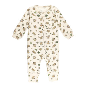 L'ovedbaby - Organic Footless 2-Way Zipper Romper, Little Fox