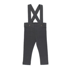 L'ovedbaby - Organic Suspender Pant, Charcoal