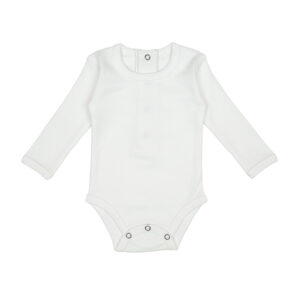 L'ovedbaby - Organic Long-Sleeve Bodysuit, White