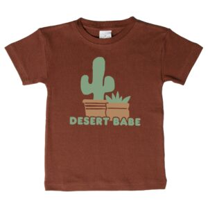 Spunky Stork - Desert Babe Cactus Organic Baby Bodysuit Toddler Kids Shirt