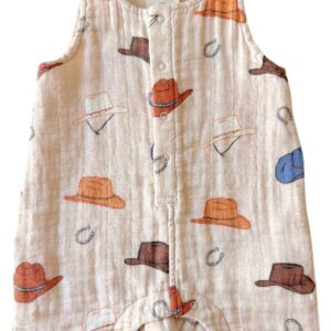 SIIX Collection - Western / Muslin Shortie Romper