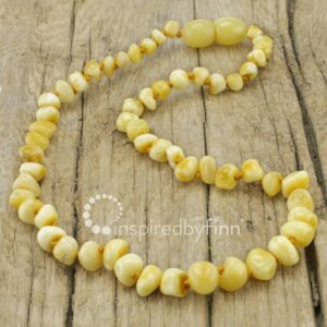 Inspired By Finn - Polished Baltic Amber Necklace – Variegated | 12 - 15"
