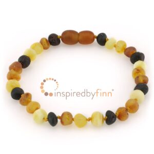Inspired By Finn - Baltic Amber Bracelet – Clasped - Raw Diversity